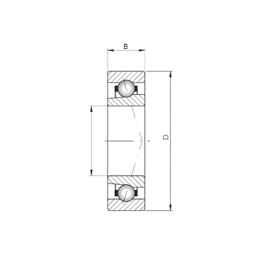 71802 C ISO Angular Contact Ball Bearings