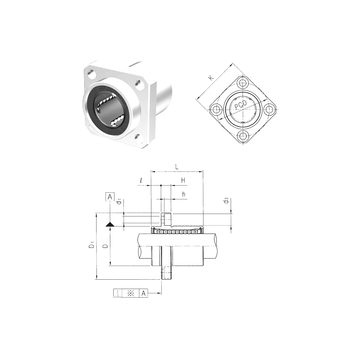 LMEKP8UU Samick Linear Bearings