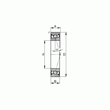 HSS71905-C-T-P4S FAG Angular Contact Ball Bearings