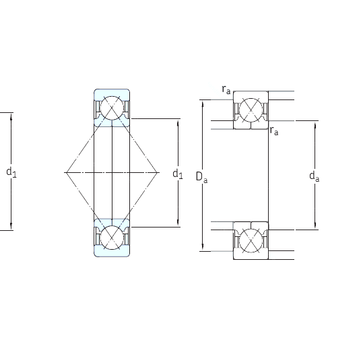 QJ306MA SKF Angular Contact Ball Bearings