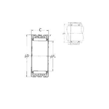 RNA4917S NTN Needle Roller Bearings